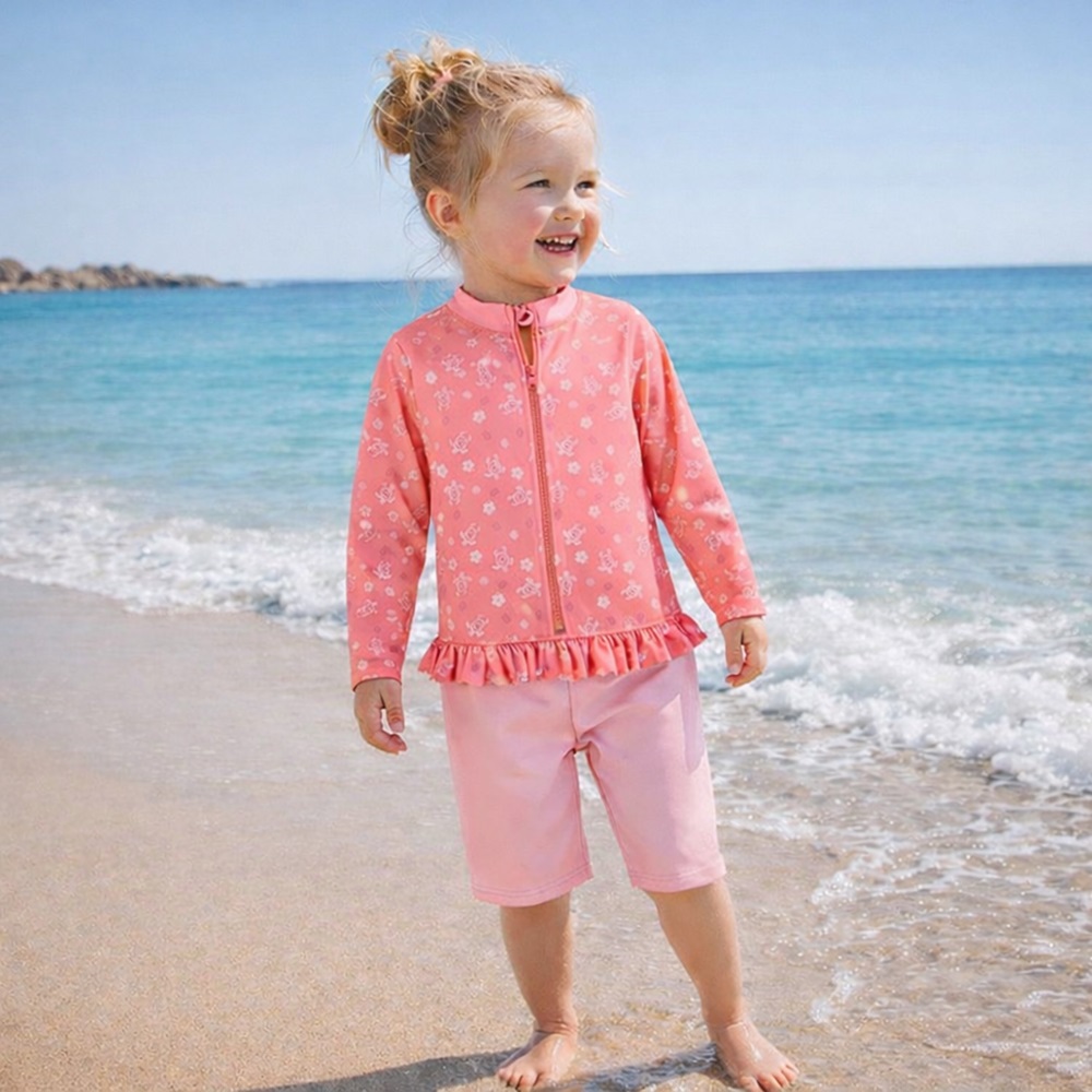 Laste UV-kaitsega ujumistrikoo Playshoes Hawaii Coral
