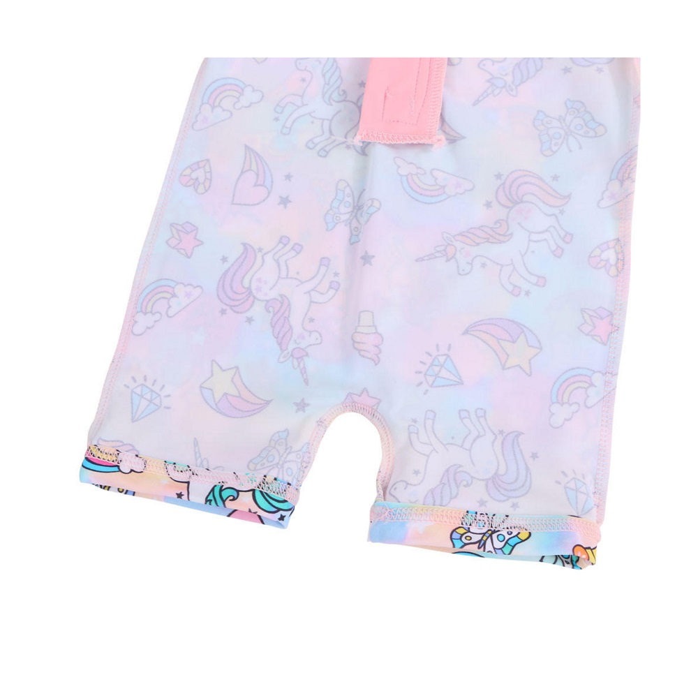 Laste UV ujumistrikoo Swimcore Pink Unicorn