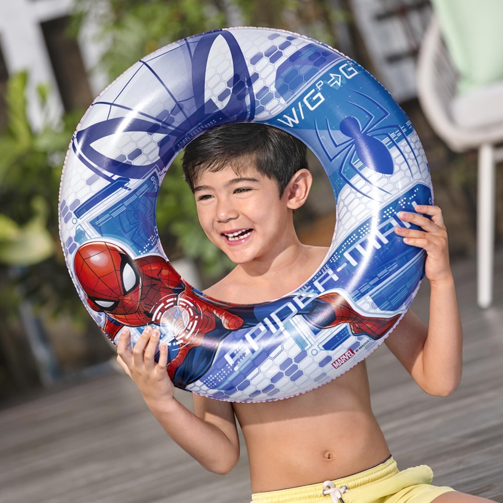 Ujumisrõngas - Bestway Spiderman Power