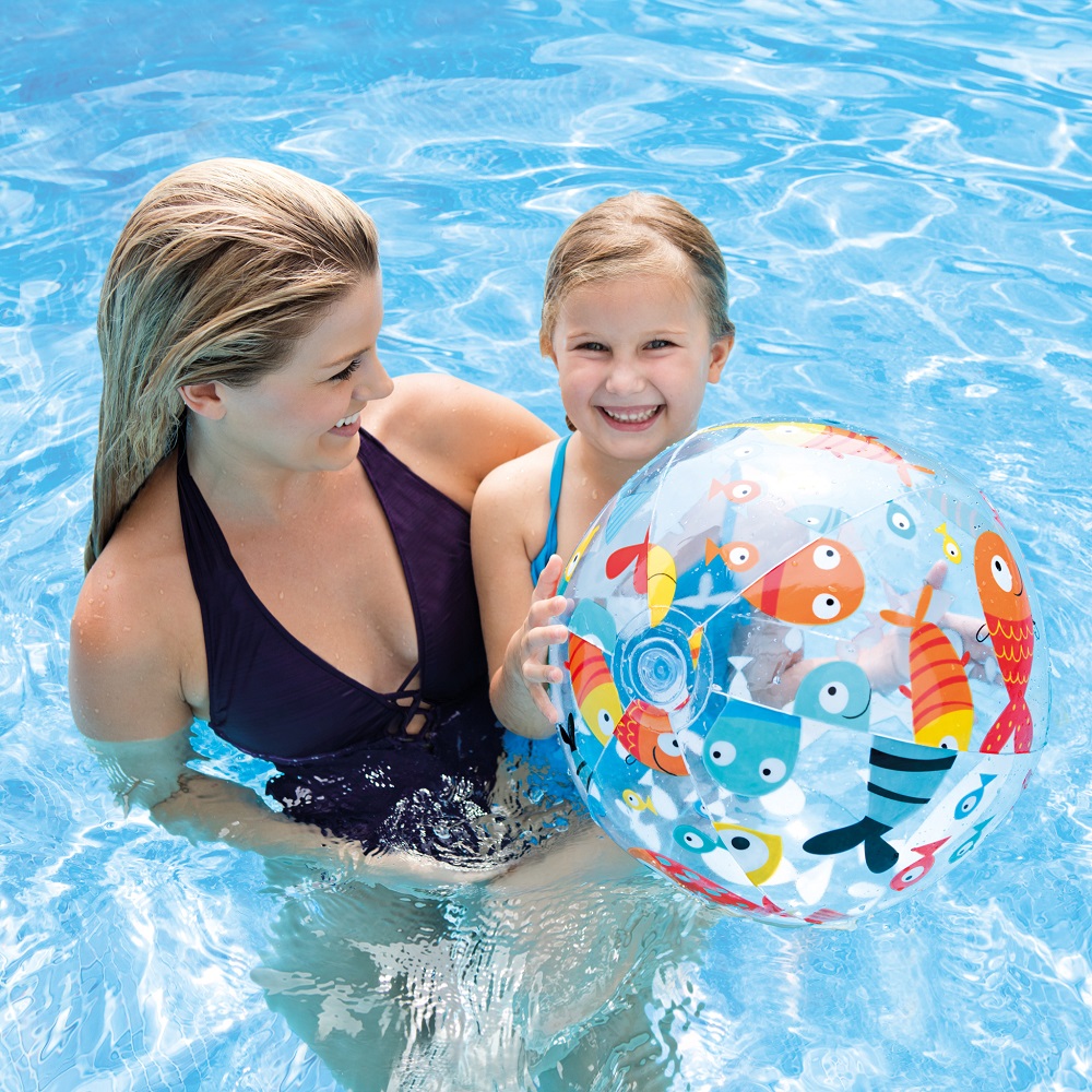 Laste täispuhutav rannapall Intex Fish