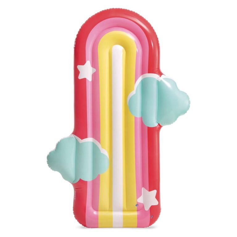 Laste ujumismadrats Intex Rainbow and Clouds