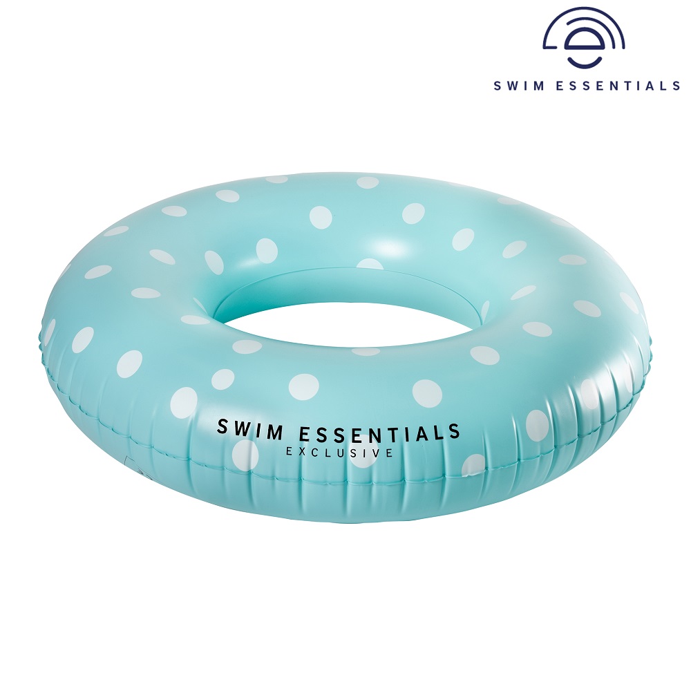 Ujumisrõngas Swim Essentials Blue with Dots XL
