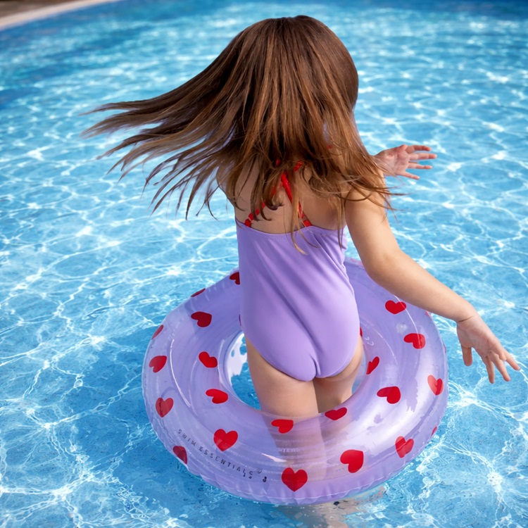 Ujumisrõngas - Swim Essentials Purple Hearts