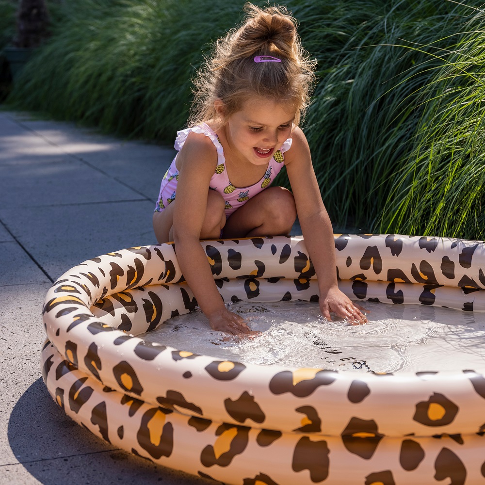 Laste täispuhutav bassein Swim Essentials Beige Leopard