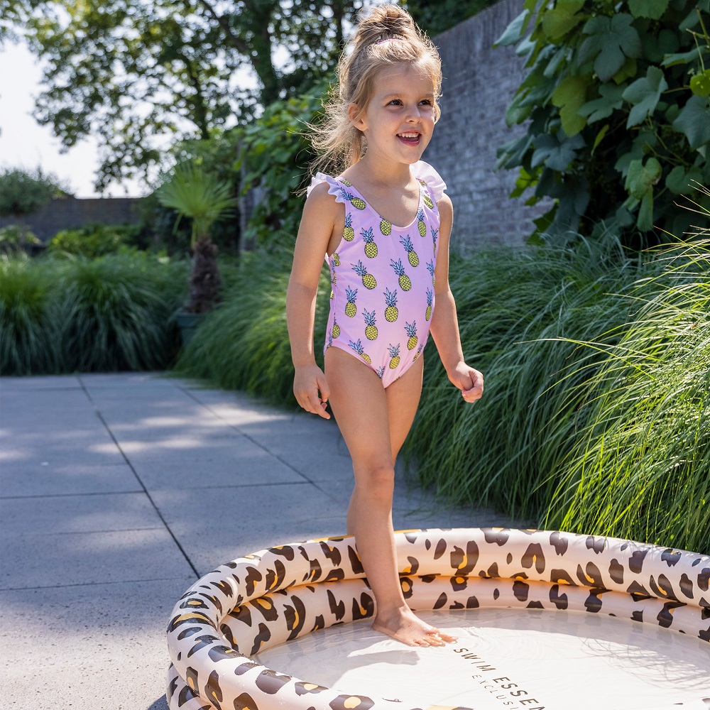 Laste täispuhutav bassein Swim Essentials Beige Leopard