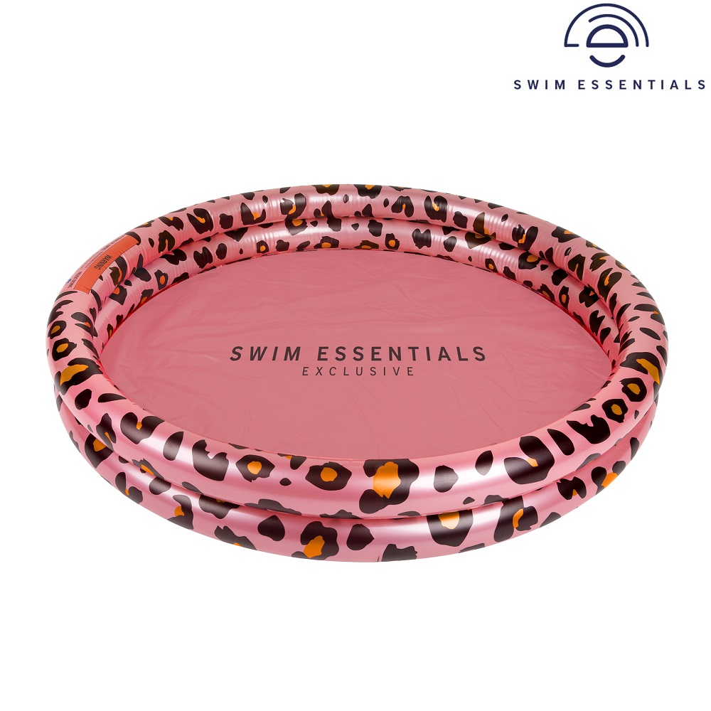 Laste täispuhutav bassein Swim Essentials Pink Leopard
