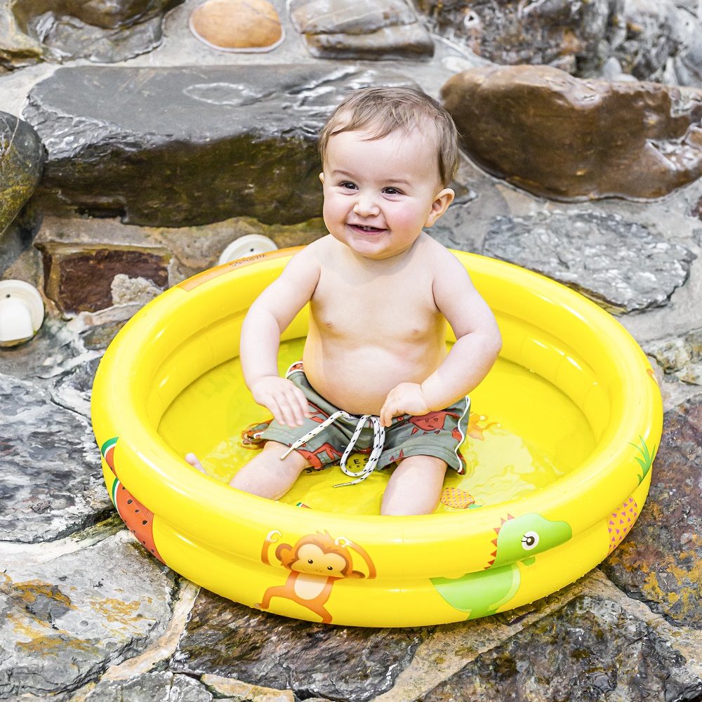 Laste täispuhutav bassein Swim Essentials Yellow