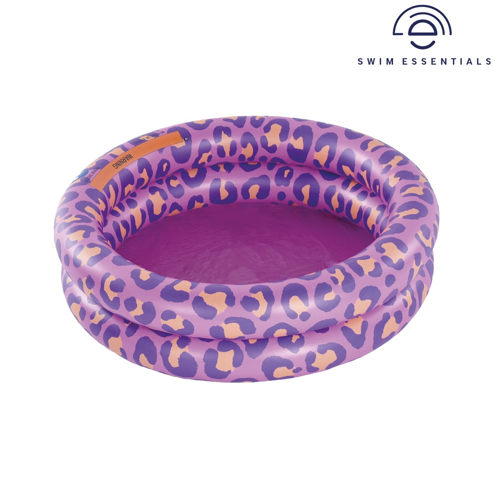 Laste täispuhutav bassein Swim Essentials Purple Leopard Mini