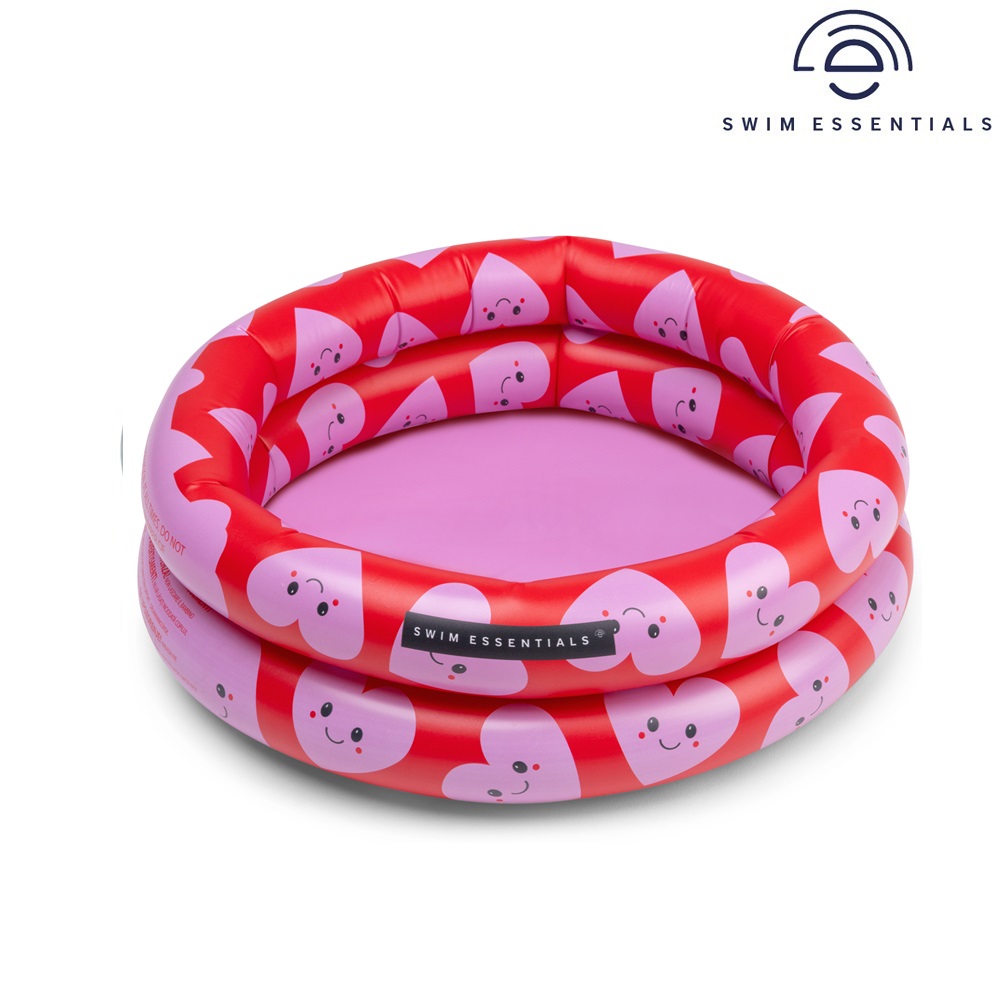 Laste täispuhutav bassein Swim Essentials Pink Hearts
