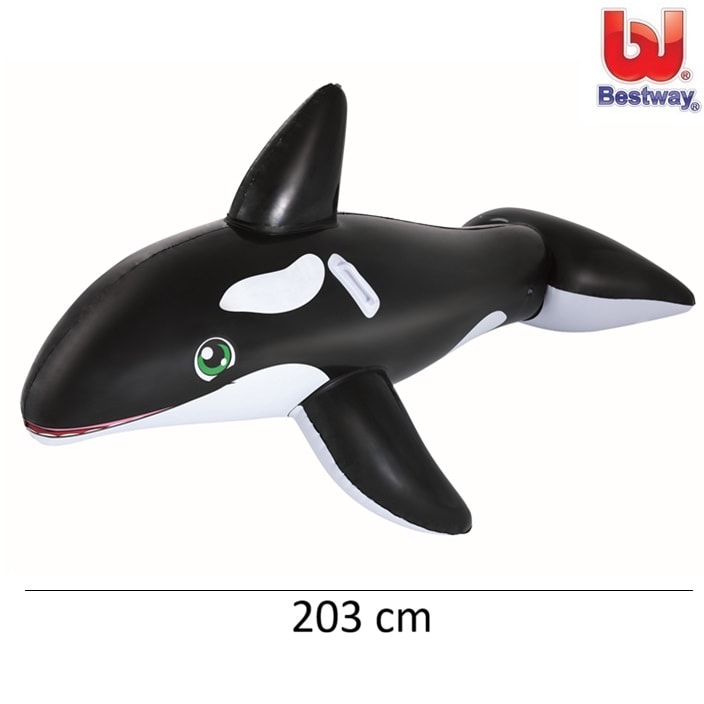 Laste ujumismadrats XL Bestway Killer Whale
