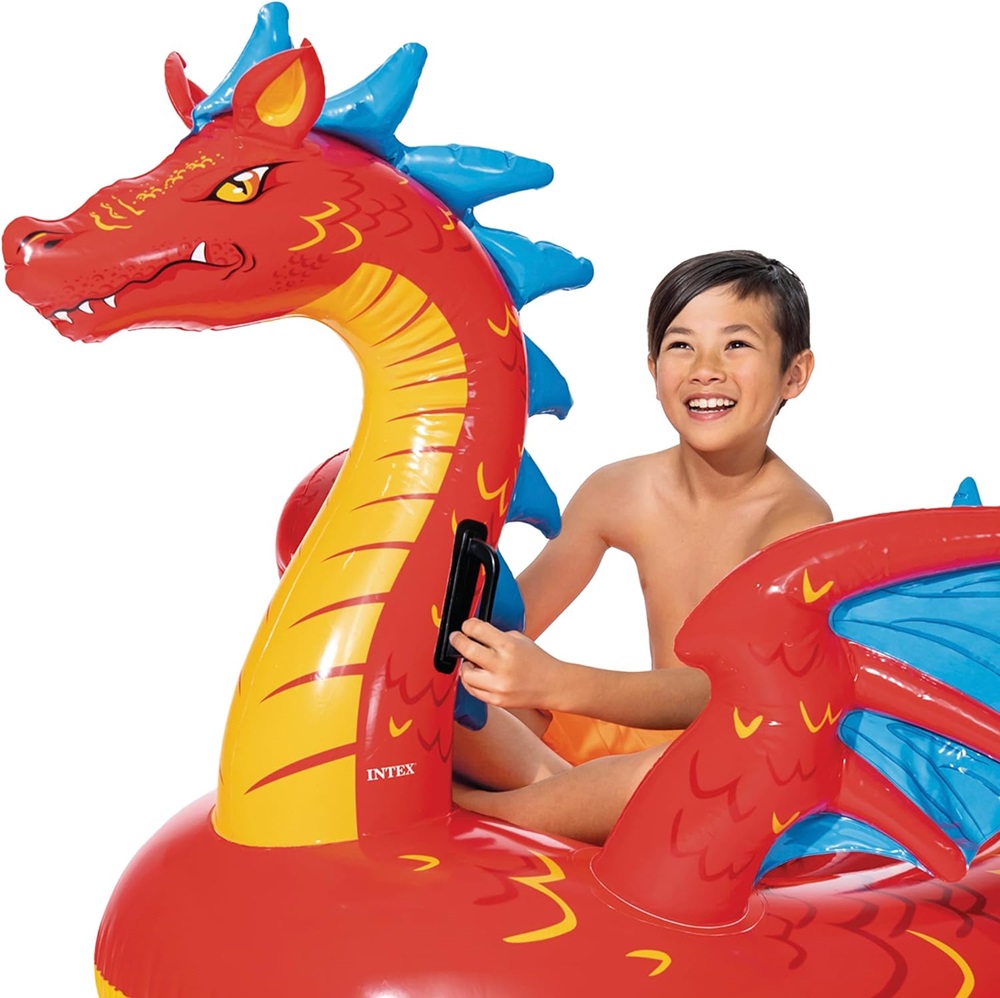 Laste ujumismadrats Intex Red Dragon XXL