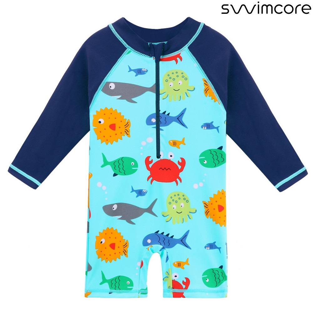 Laste UV ujumistrikoo Swimcore Blue Sealife