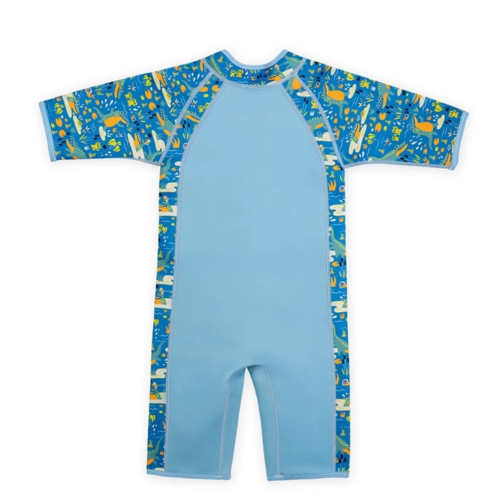 Laste ujumiskalipso SplashAbout Shorty Wetsuit Crocodile Swamp