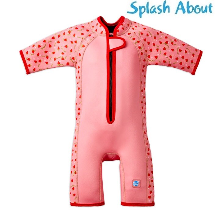Laste ujumiskalipso SplashAbout Shorty Wetsuit Strawberry Field
