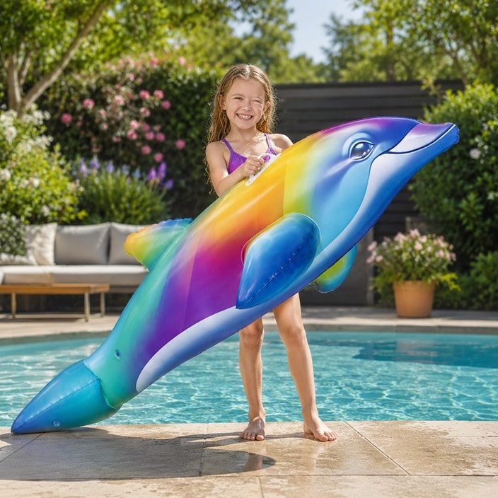 Laste veemänguasi Bestway Rainbow dolphin